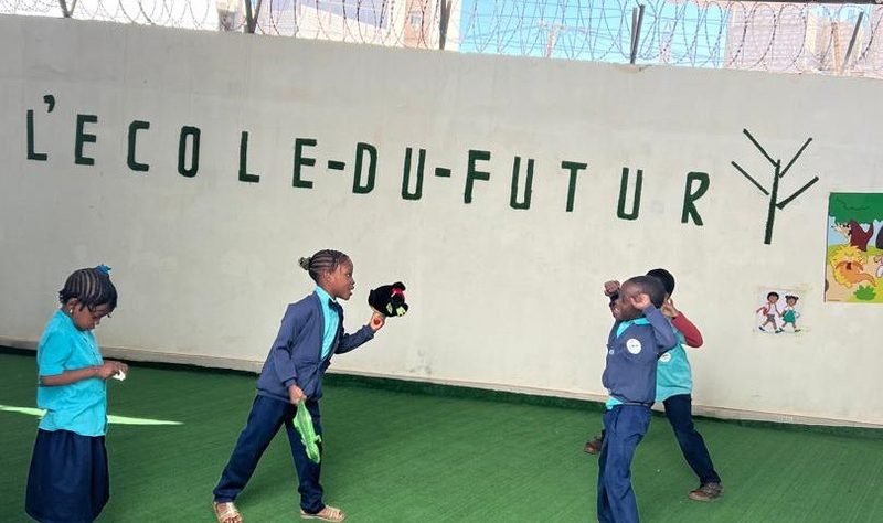 Espace de jeux extérieur de l'École du Futur