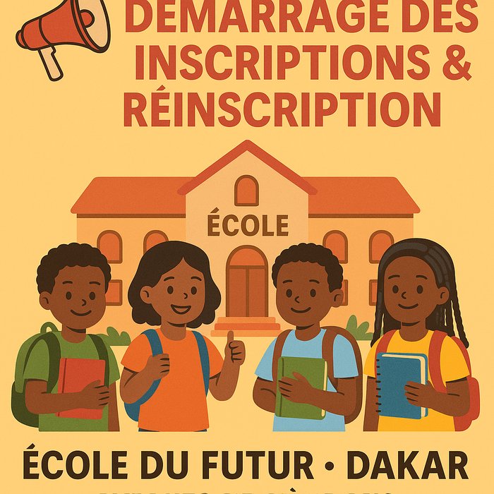 Démarrage des inscriptions et réinscriptions — École du Futur, Dakar