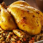 Repas de cantine à l’École du Futur à Dakar – Riz au poulet